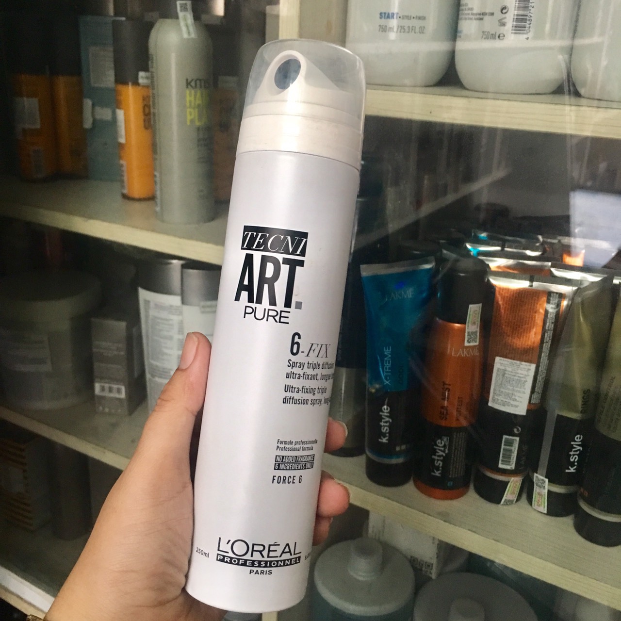 Gôm xịt định hình kiểu tóc loreal fix design tecni art spray 200ml