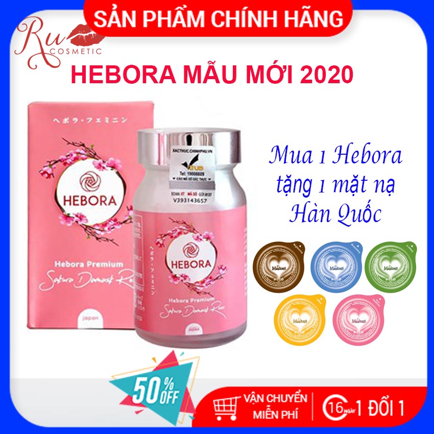 [CHÍNH HÃNG - KHUYẾN MẠI ] Hebora Nhật Bản - Viên hàm hương Hebora,Viên uống toả hương tự thân,viên uống thơm cơ thể hebora