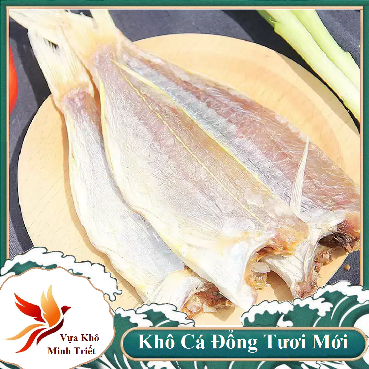 Khô Cá Đổng 500GR VỰA KHÔ MINH TRIẾT  KHÔ CÁ ĐỔNG CHÀM cà mau , con to, sạch sẽ nhà làm tự nhiên-VỰA KHÔ MINH TRIẾT