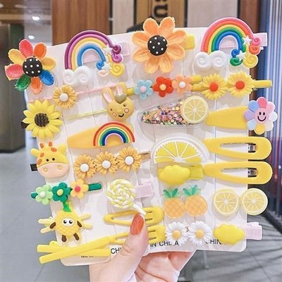 Set 14 kẹp tóc bé gái
