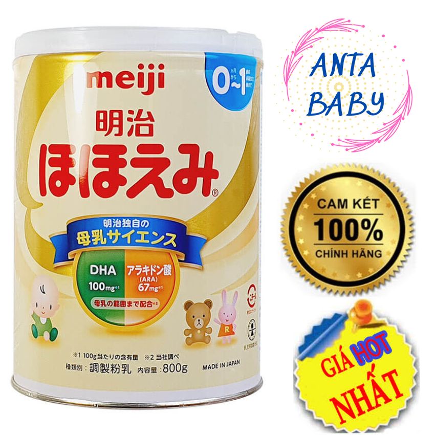 Sữa Meiji Số 0 Số 9 Nội Địa Nhật 800g Từ 1-3tuổi Sữa Phát Triển Toàn Diện