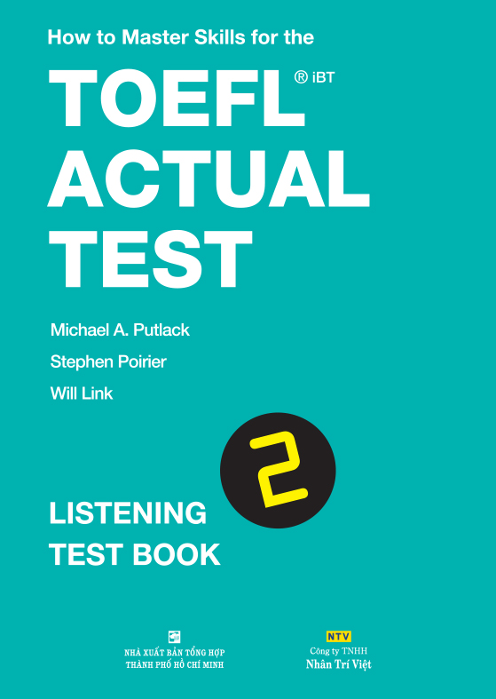 Sách - how to master skills for the toefl ibt actual test: listening test book 2