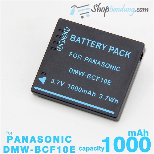 Pin dmw-bcf10e, s009e, cga-s/106c dùng cho máy ảnh panasonic lumix dmc-ft1, dmc-f2, dmc-f3, dmc-fp8, dmc-fs10, dmc-fs62, dmc-fx580, dmc-fx60, dmc-fx65, dmc-f3, lumix dmc-fh1, dmc-fh20