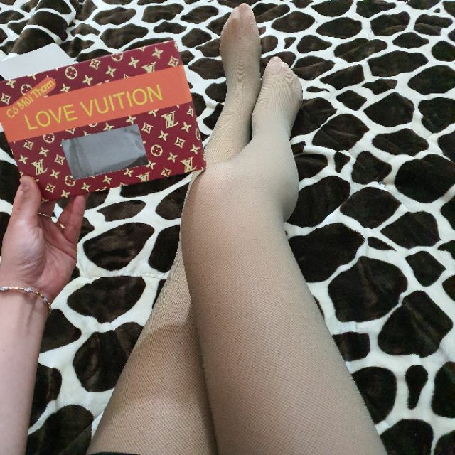 Quần Tất Lưới LV- Quần Tất Lưới 2 Da - Quần Tất Cao Cấp