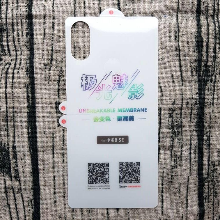 Miếng dán ppf phục hồi trầy xước mặt lưng cho xiaomi mi 8 se