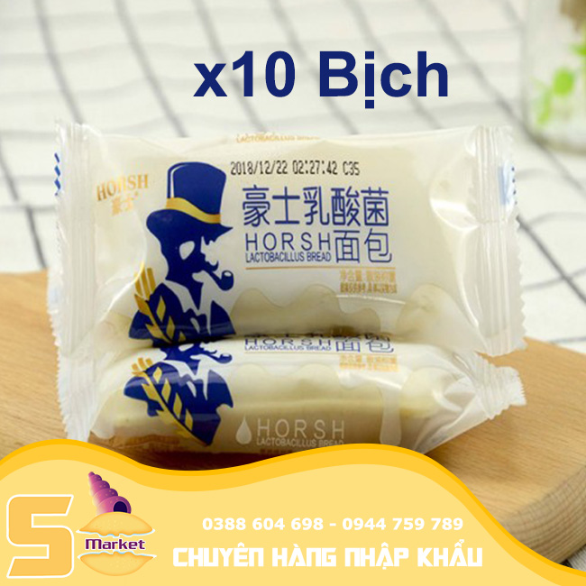 【Combo 10 bịch】Sữa chua đài loan ông già Horsh vị truyền thống【Sò Market】