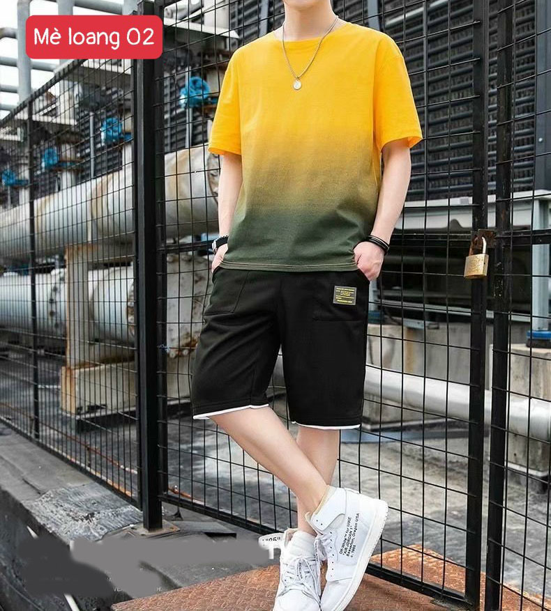 ❤️ CHẤT VẢI LƯỚI MÈ TỐT ❤️ ĐỒ BỘ MẶC NHÀ NAM LOANG MÈ/ SÉT QUẦN ÁO THỂ THAO MUA HÈ NỮ KIỂU ĐÙI TAY NGẮN [ BTT LOANG MÈ ]