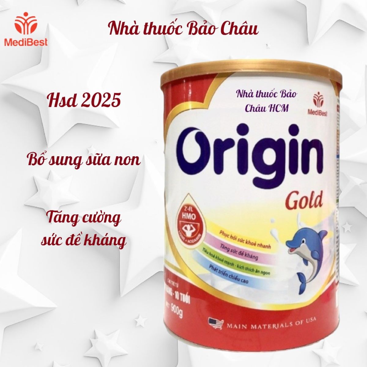 Sữa origin gold 400g & 800g dành cho trẻ biếng ăn từ 06 tháng đến 10 tuổi