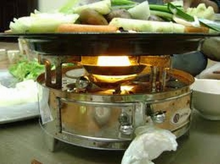 Bếp cồn khô nấu lẩu