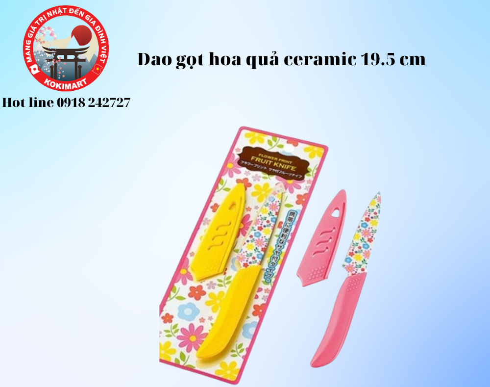 Dao gọt hoa quả ceramic 19.5 cm