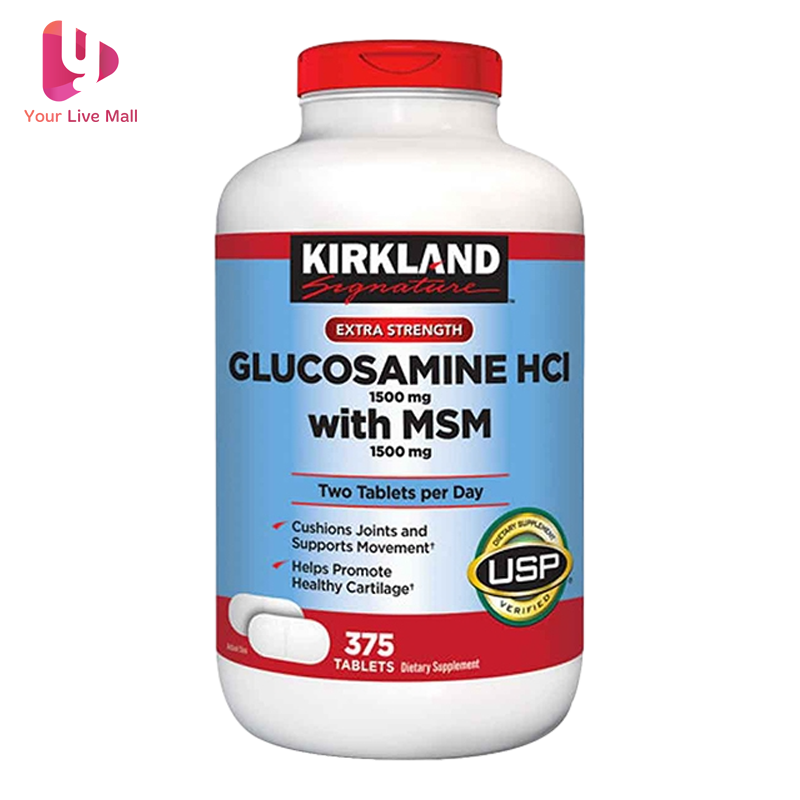 Kirkland Glucosamine HCL 1500mg With MSM 1500mg