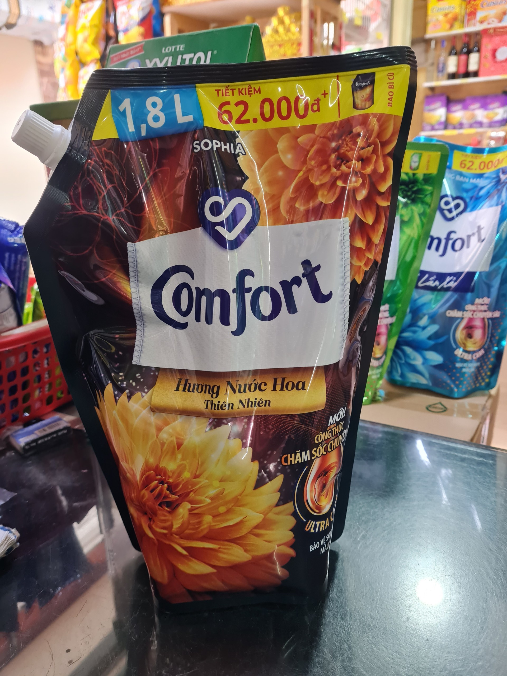 Nước xả vải comfort 1.8l tổng hợp