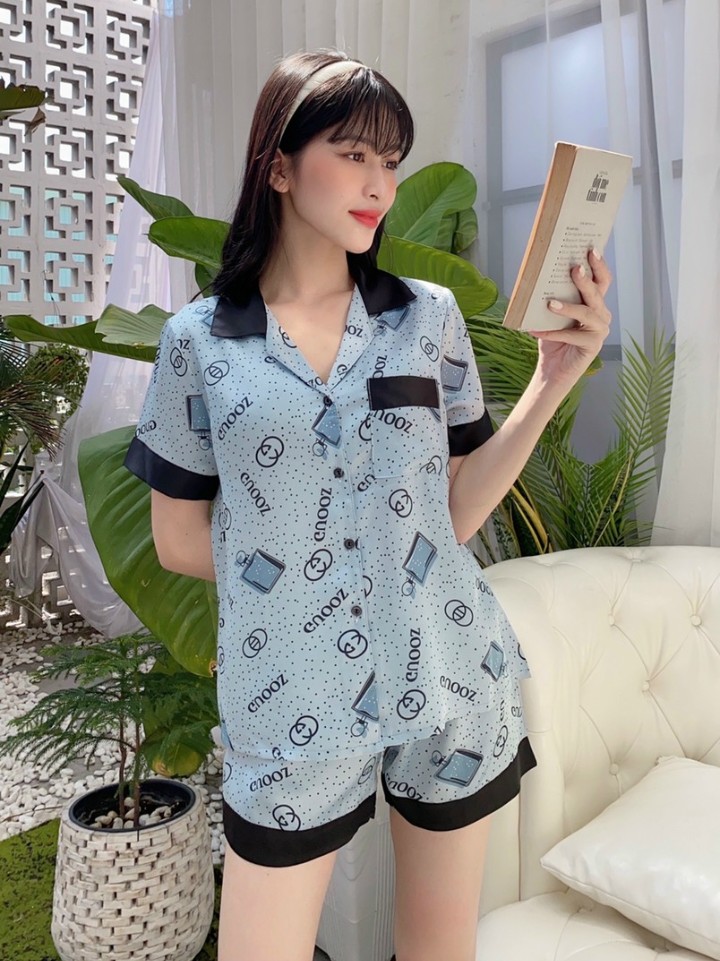 [HCM]Set Đồ bộ nữa mặc ở nhà LỤA SATIN cao cấp từ  tơ quần ngắn - Lụa mềm mịn sang chảnh- KHÔNG NHĂN XÙ- ảnh thật Hayday Shop