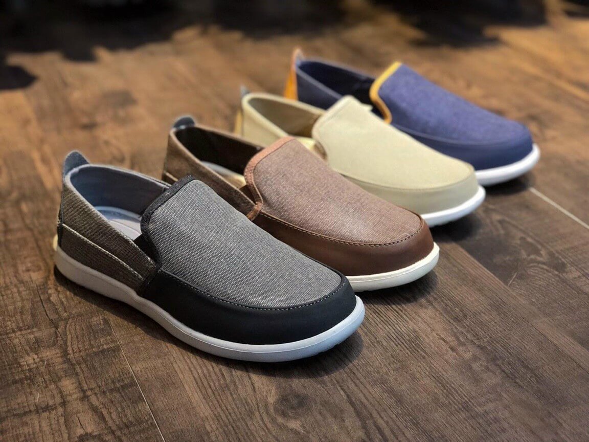 Giày vải chống hôi chân crocs santa cruz deluxe cho nam