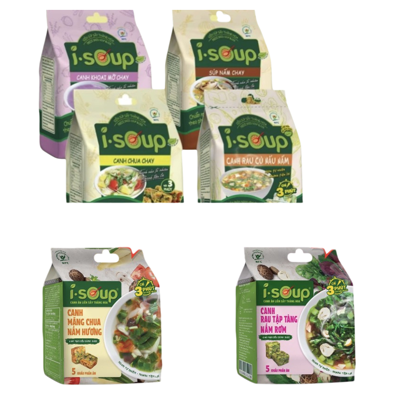 COMBO 6 Túi Canh Chay Mix 6 vị khách chọn phân loại