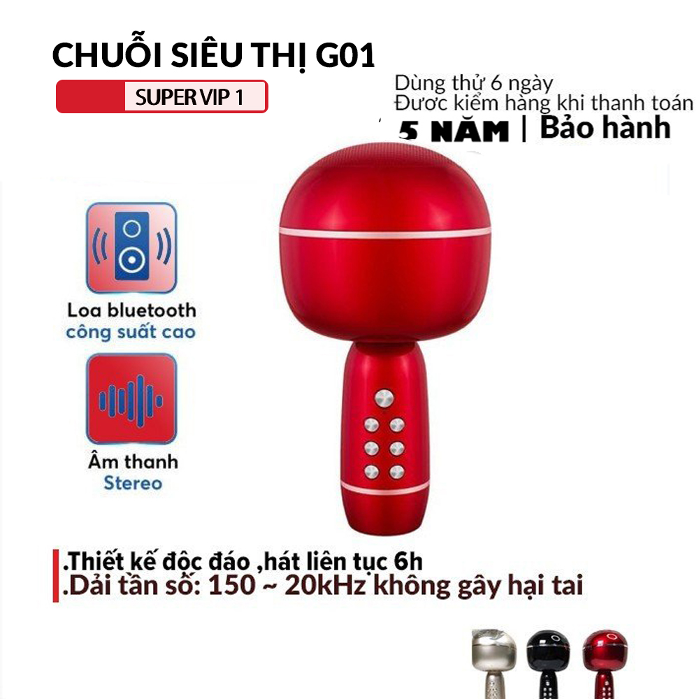 Mic karaoke bluetooth không dây kiêm loa nghe nhạc mini , mic hát kara cao cấp dành cho điện thoại, mic YS09 tặng quà may mắn phiên bản 2023 ,bảo hành 5 năm