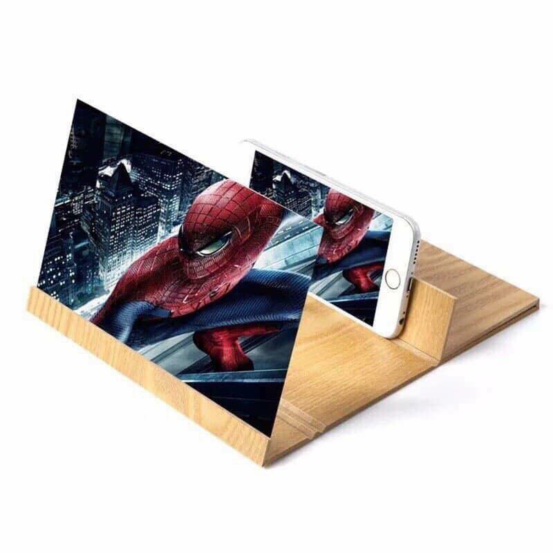 Kính Phóng Đại màn hình 3D 4D điện thoại vân gỗ