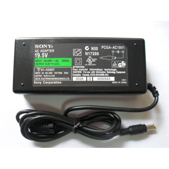 Sạc laptop sony pcg a-ac19v10, pcg a-ac19v11