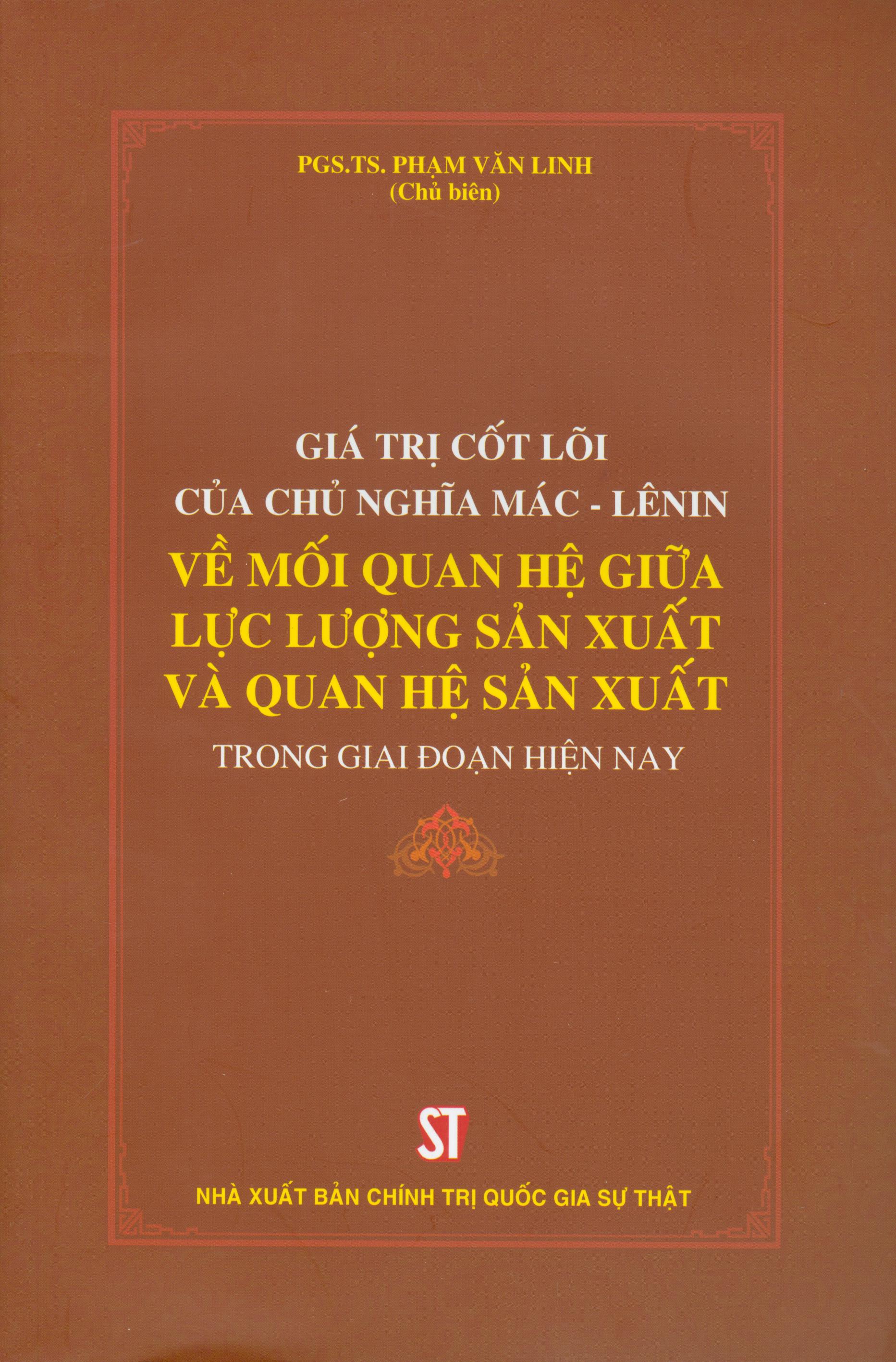 Giá Trị Cốt Lõi Của Chủ Nghĩa Mác - Lênin Về Mối Quan Hệ Giữa Lực Lượng Sản Xuất Và Quan Hệ Sản Xuất