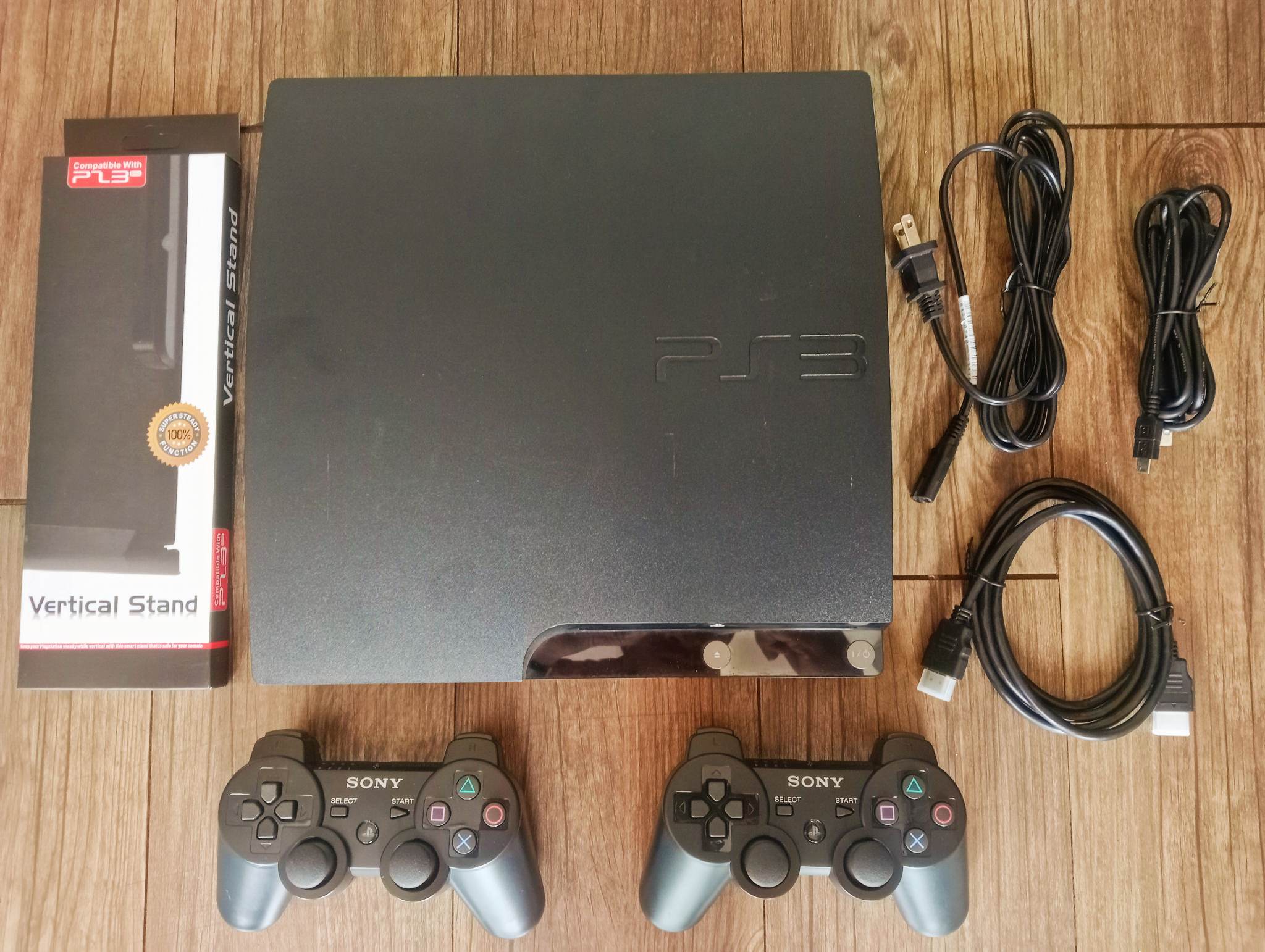 Máy game ps3 slim 500gb + 2 tay cầm