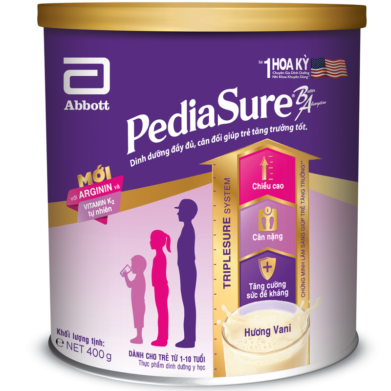 Sữa bột Pediasure B/A hương vani 400g