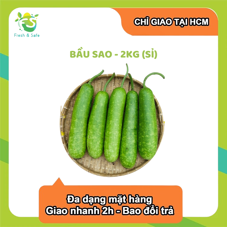 [Chỉ Giao HCM] Bầu Sao - 2kg (sỉ)
