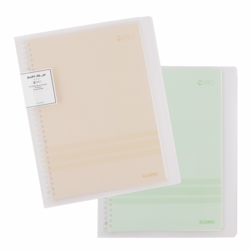 Ruột sổ còng Klong A4 tập 100 tờ caro/dotgrid/ kẻ ngang, VPP Tuệ Minh giấy refill binder Klong 120gs