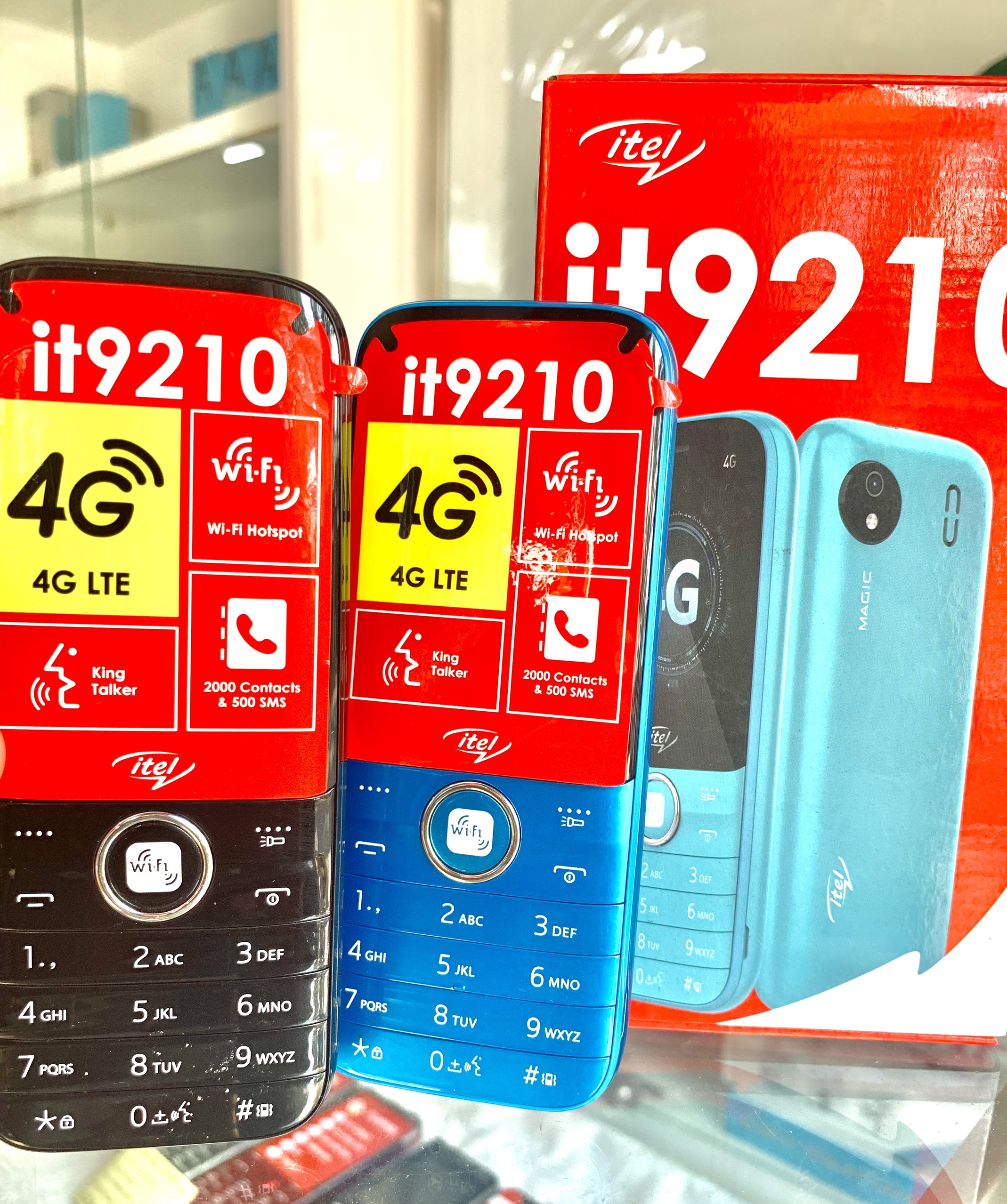 Điện thoại itel it9210 4g - bắt wifi , phát wifi - hàng chính hãng