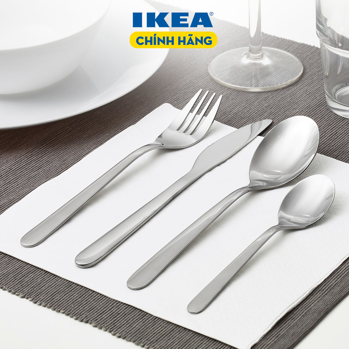 Bộ dao nĩa 16 món ikea chính hãng – mopsig