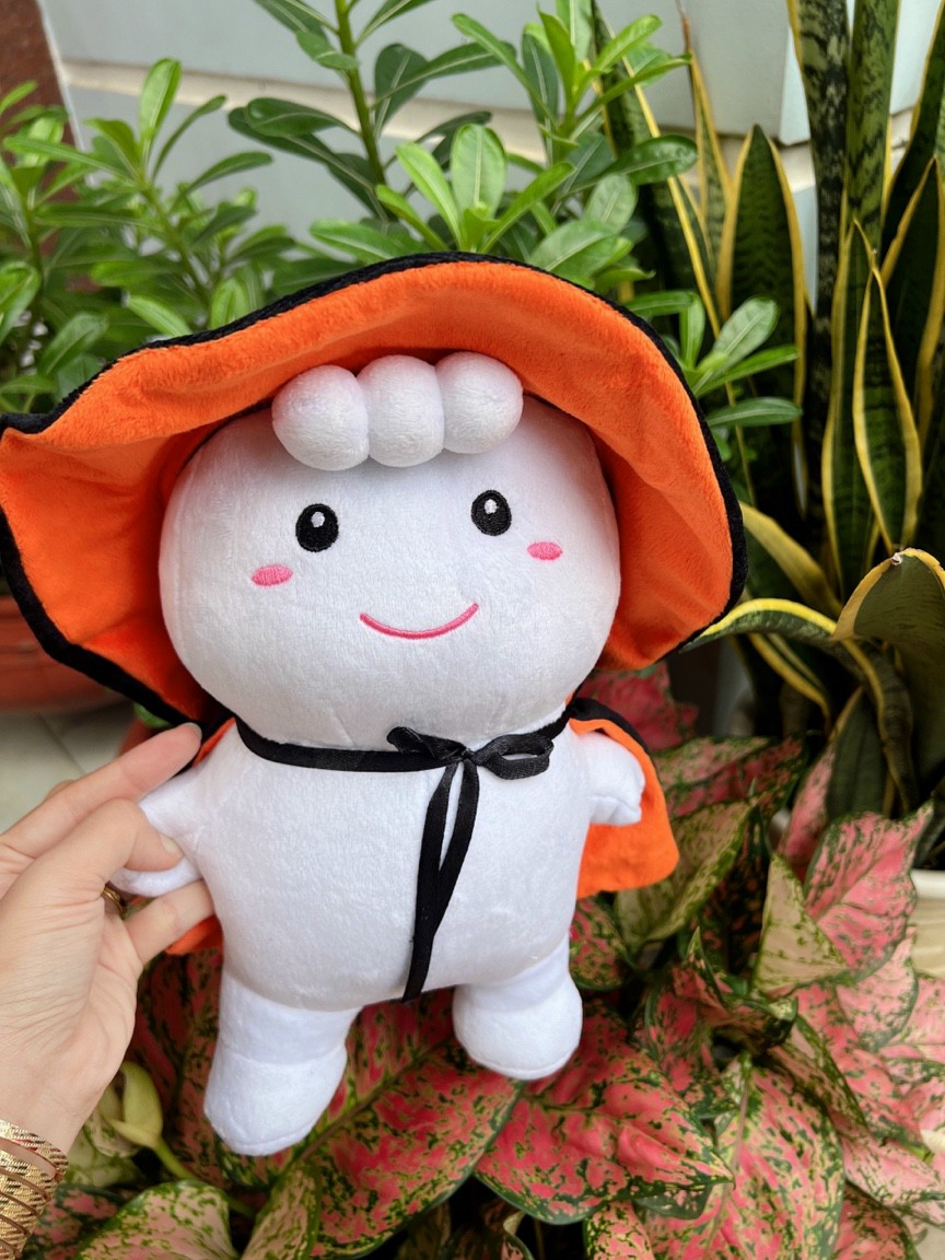 Thú bông bobbychan halloween quà tặng bobby