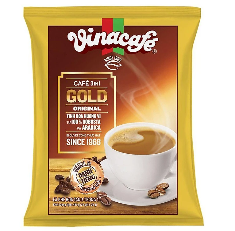 Cà phê sữa hòa tan 3 trong 1 Vinacafe 24 gói x 20g