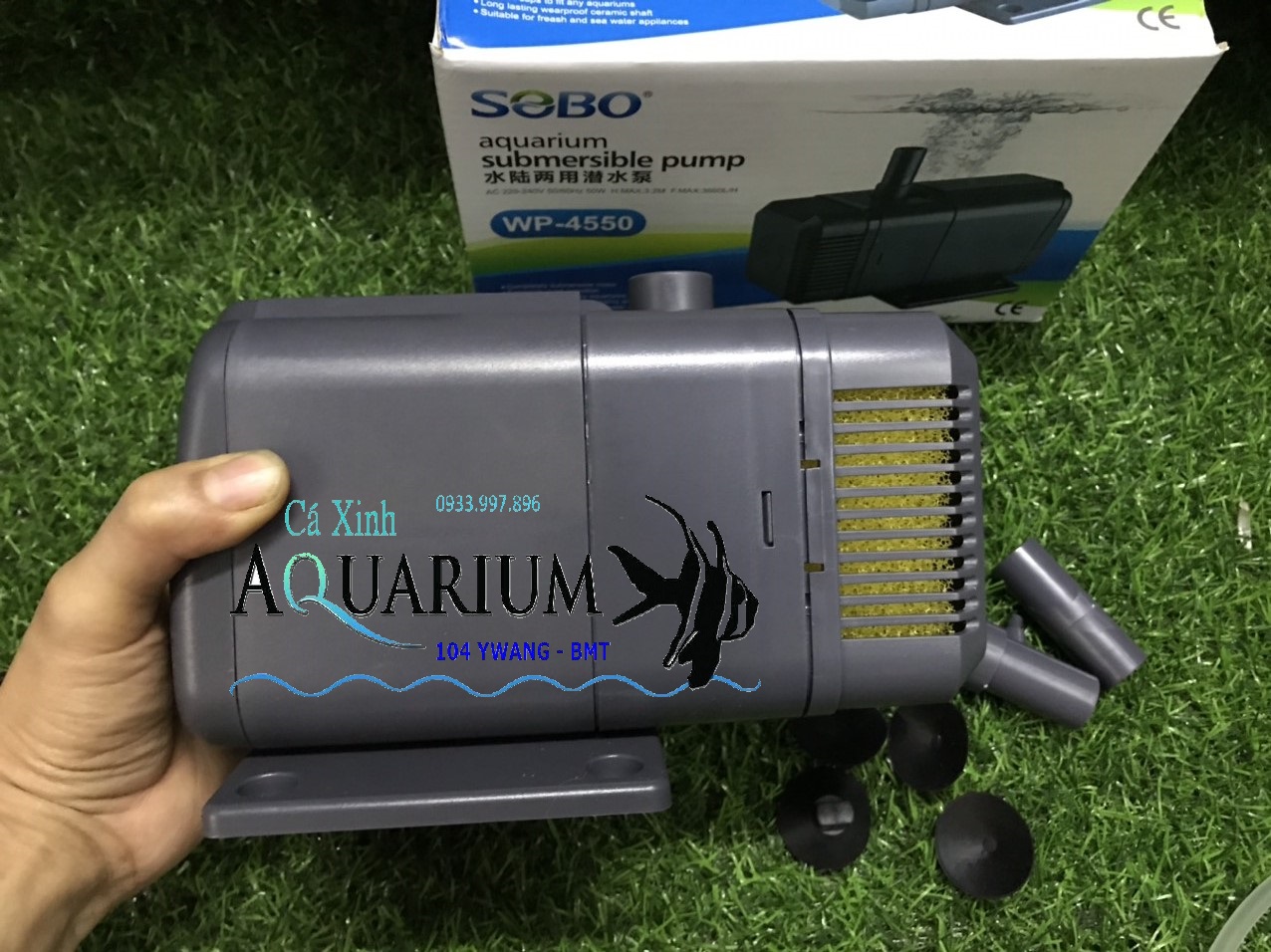 Máy bơm nước hồ cá sobo wp 4550 - 50w lực hút 3600l/g