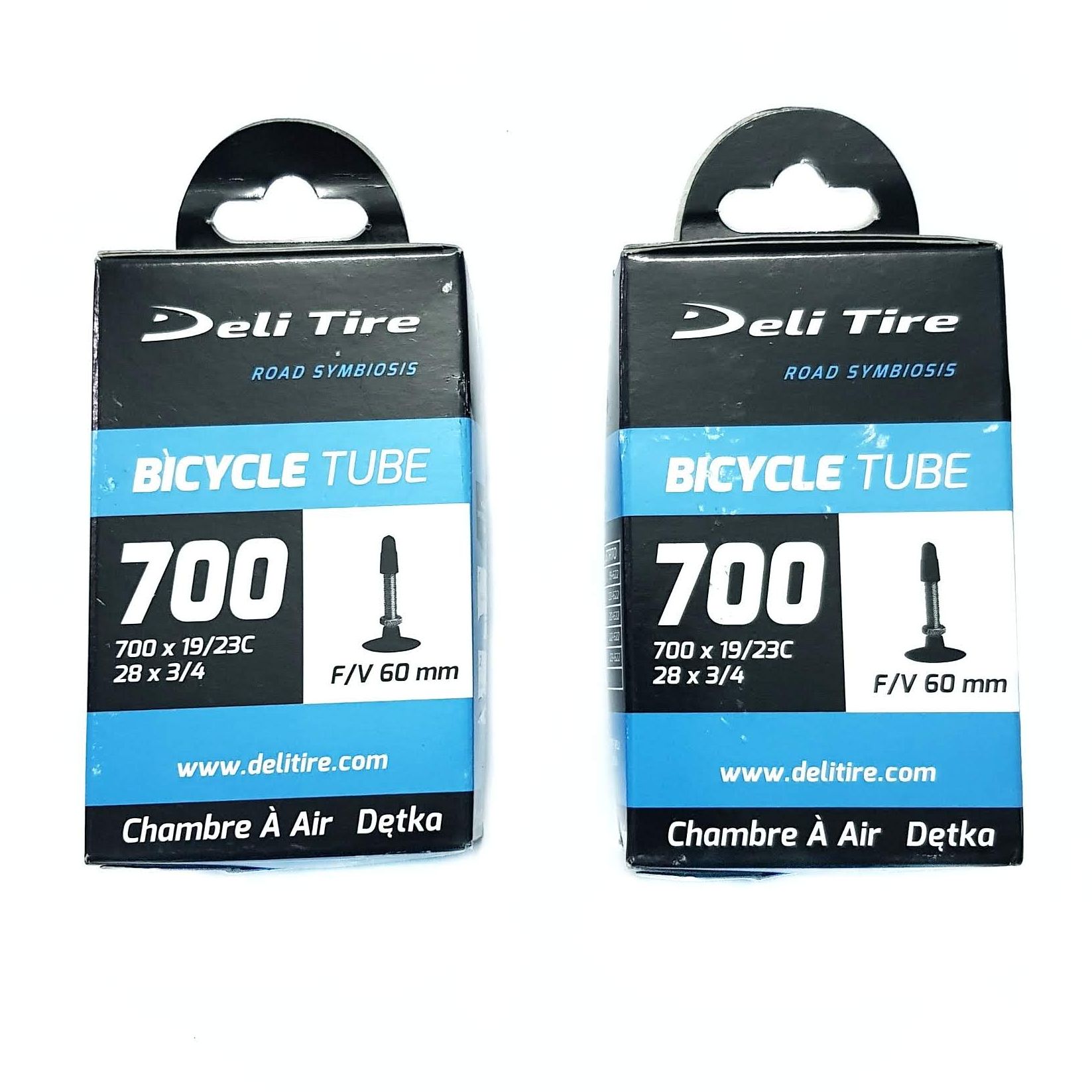 Ruột xe đạp 700c - săm deli tire 700x19/23c 60fv