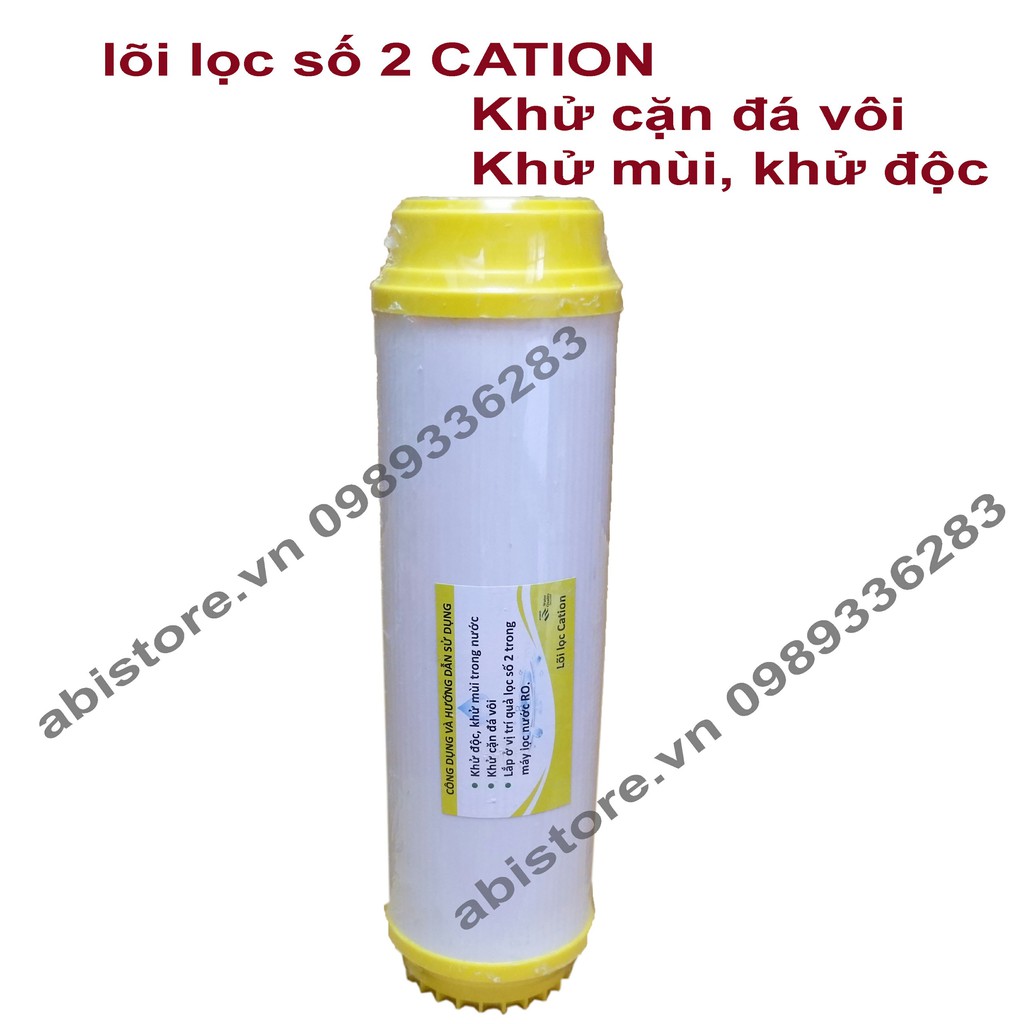 Lõi lọc nước cation số 2 khử độc khử mùi khử vôi cao cấp