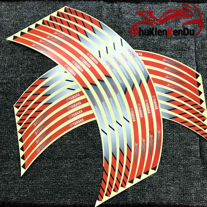 Tem viền mâm xe máy Phản Quang