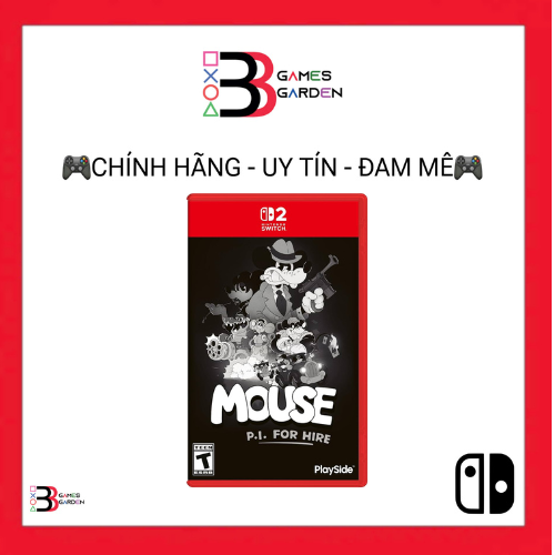 THẺ GAME NINTENDO SWITCH 2 MOUSE P.I. FOR HIRE (GAME KEY CARD)