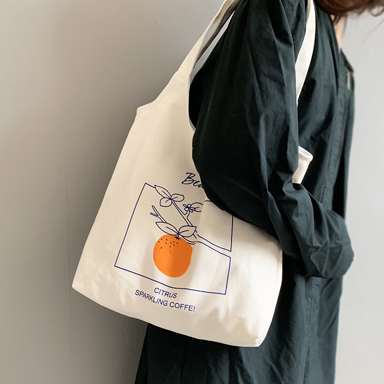 [HCM][FREESHIP] Túi tote vải canvas mềm phong cách Hàn quốc - CAM