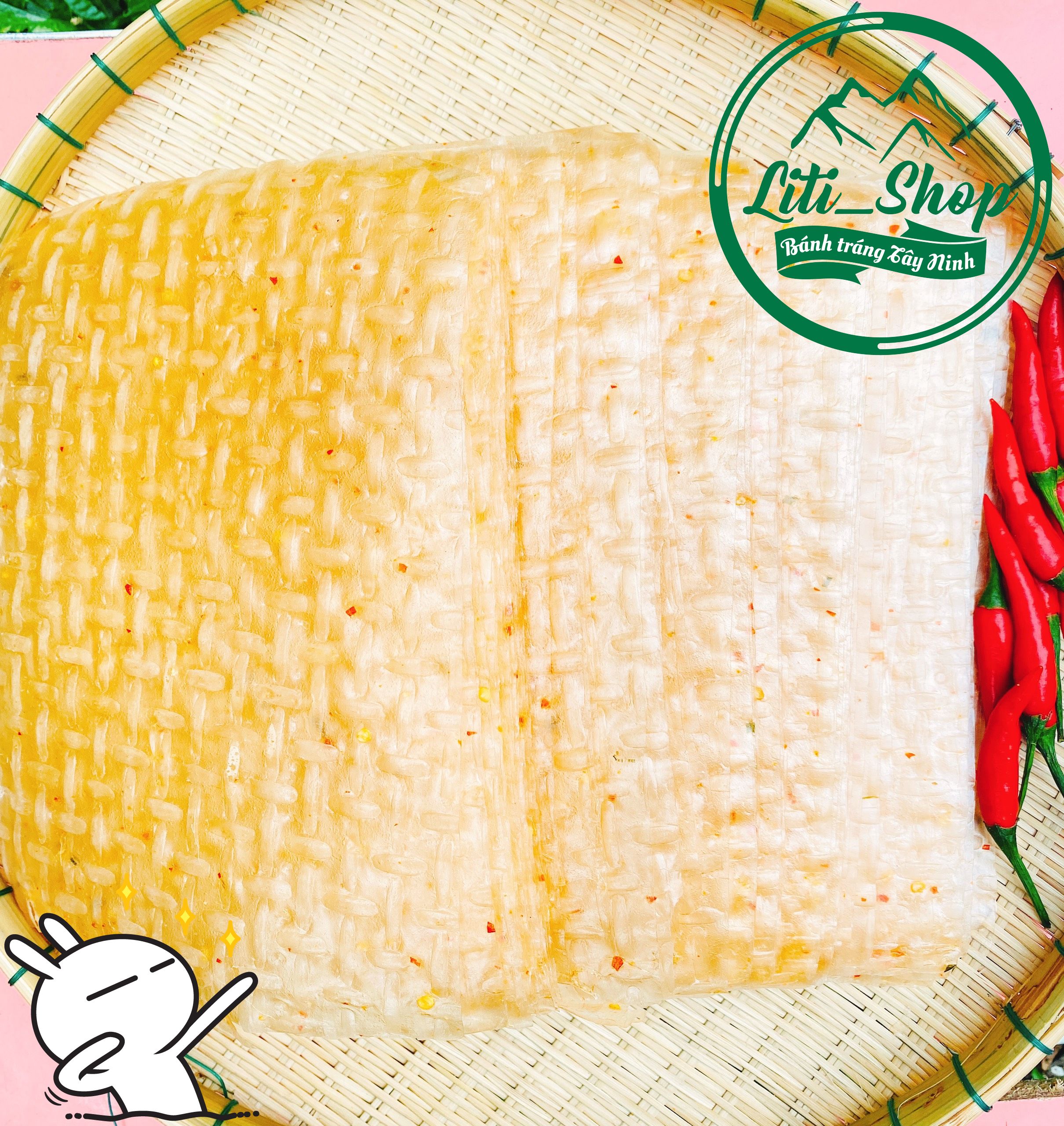 Bánh tráng muối ớt 500gr