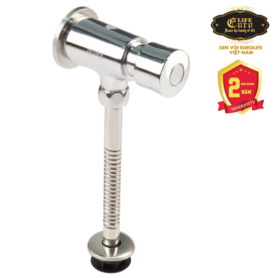 Vòi nhấn xả tiểu nam Eurolife EL-XT120 (Trắng bạc)