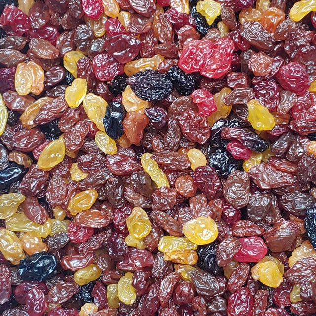500g nho khô mix 3 màu sấy dẻo