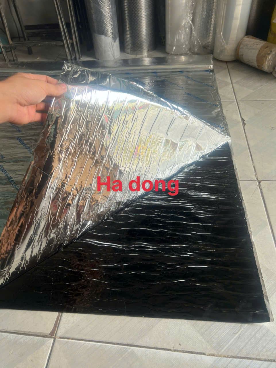 ( khổ rộng 1m - dài 1m >>Dày 1.5 ly) Keo dán chống thấm chống dột HÀN QUỐC mái tôn đa năng xử lý siêu tốc