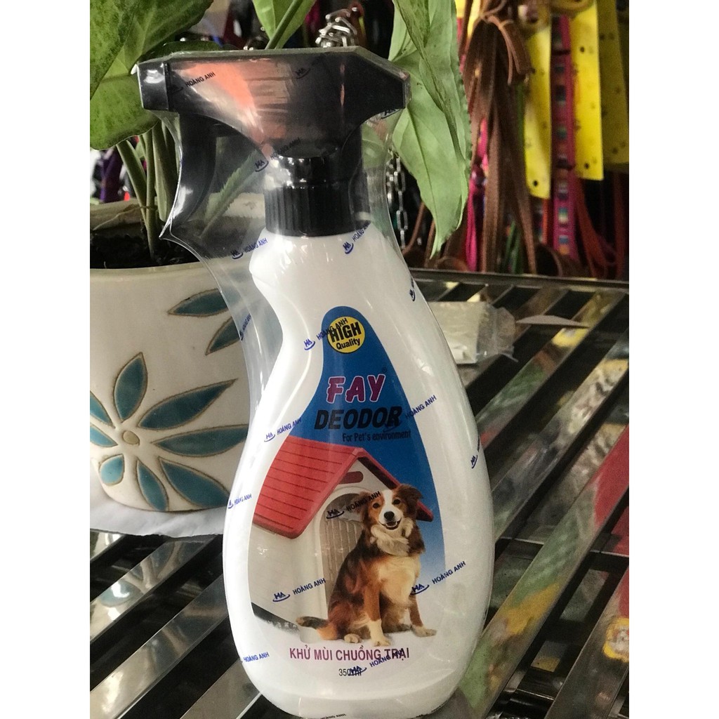 [HCM]FAY DEODOR FOR PET’ ENVIRONMENT – KHỬ MÙI CHUỒNG TRẠI NUÔI CHÓ MÈO ĐỘNG VẬT - CHAI 350ML