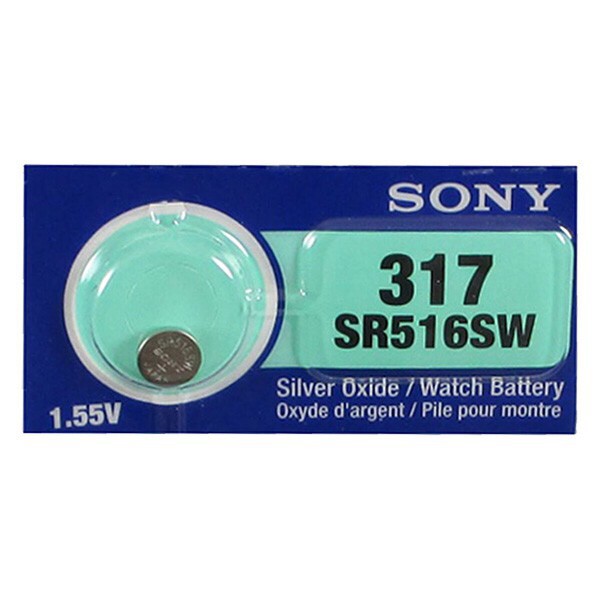 Pin đồng hồ sony 317 sr516sw chính hãng - pin sony 516 - pin 317 vỉ 1 viên
