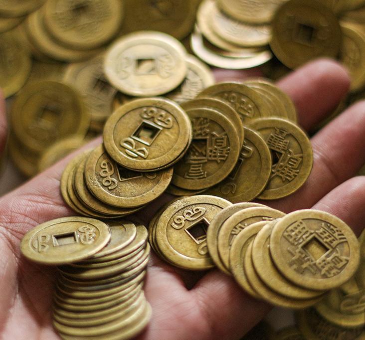 Combo 10 đồng xu ngũ đế bỏ ví may mắn tài lộc vận may