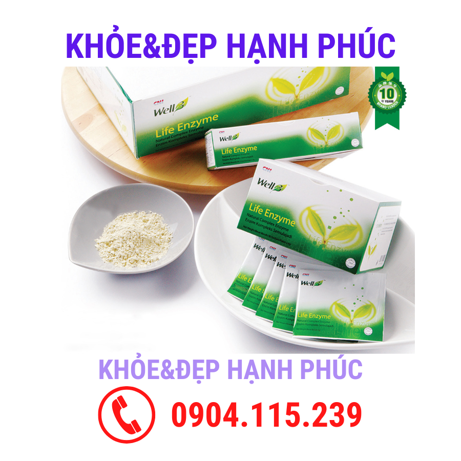 Thực phẩm bổ sung weel3 life enzyme cni – 15 gói/hộp - 4gr