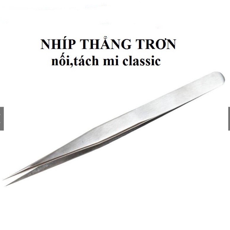 Nhíp thẳng trơn tách mi nối mi classic