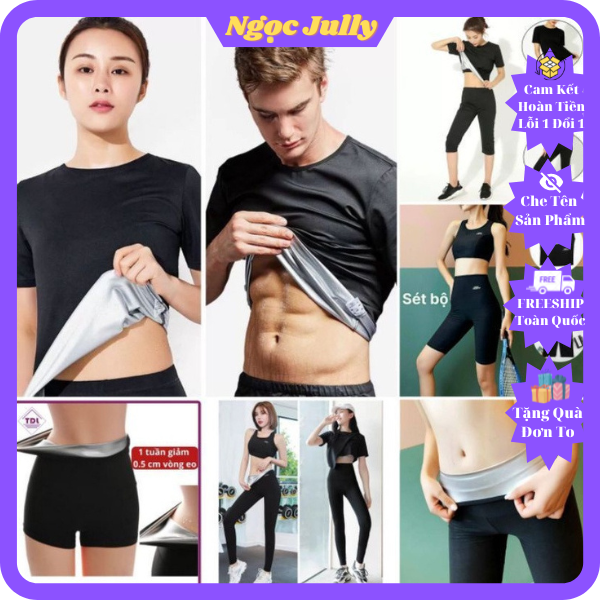Áo Tập Sinh Nhiệt Đánh Tan Mỡ ,Quần Tập Sinh Nhiệt Đánh Tan Mỡ Đổ Mồ Hôi Giảm Mỡ Siêu Nhanh