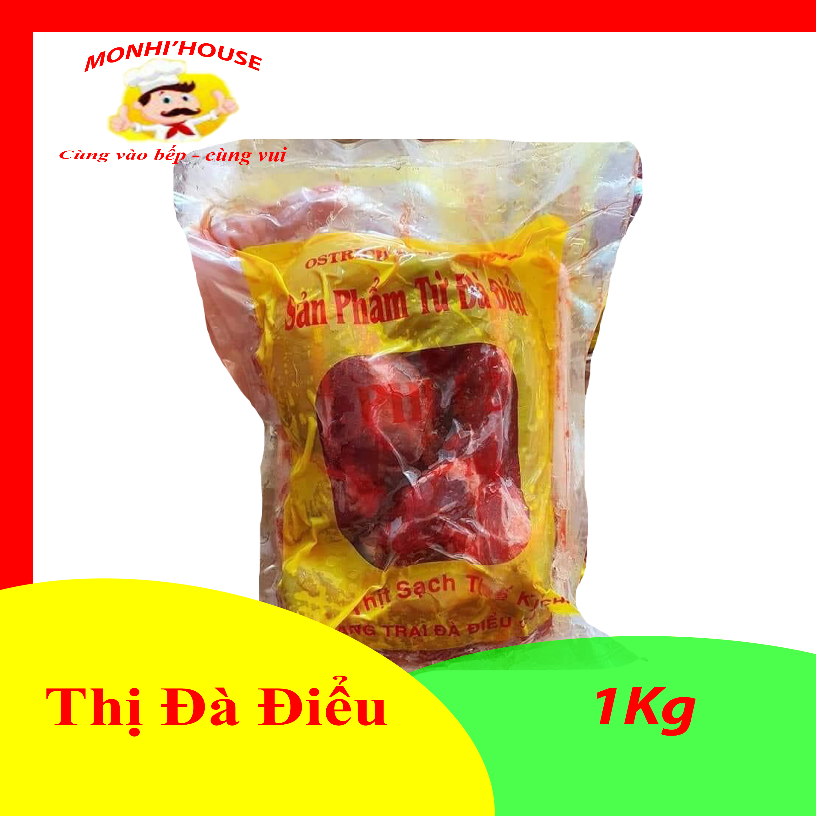 1Kg Thịt đà điểu phi lê đông l.ạnh
