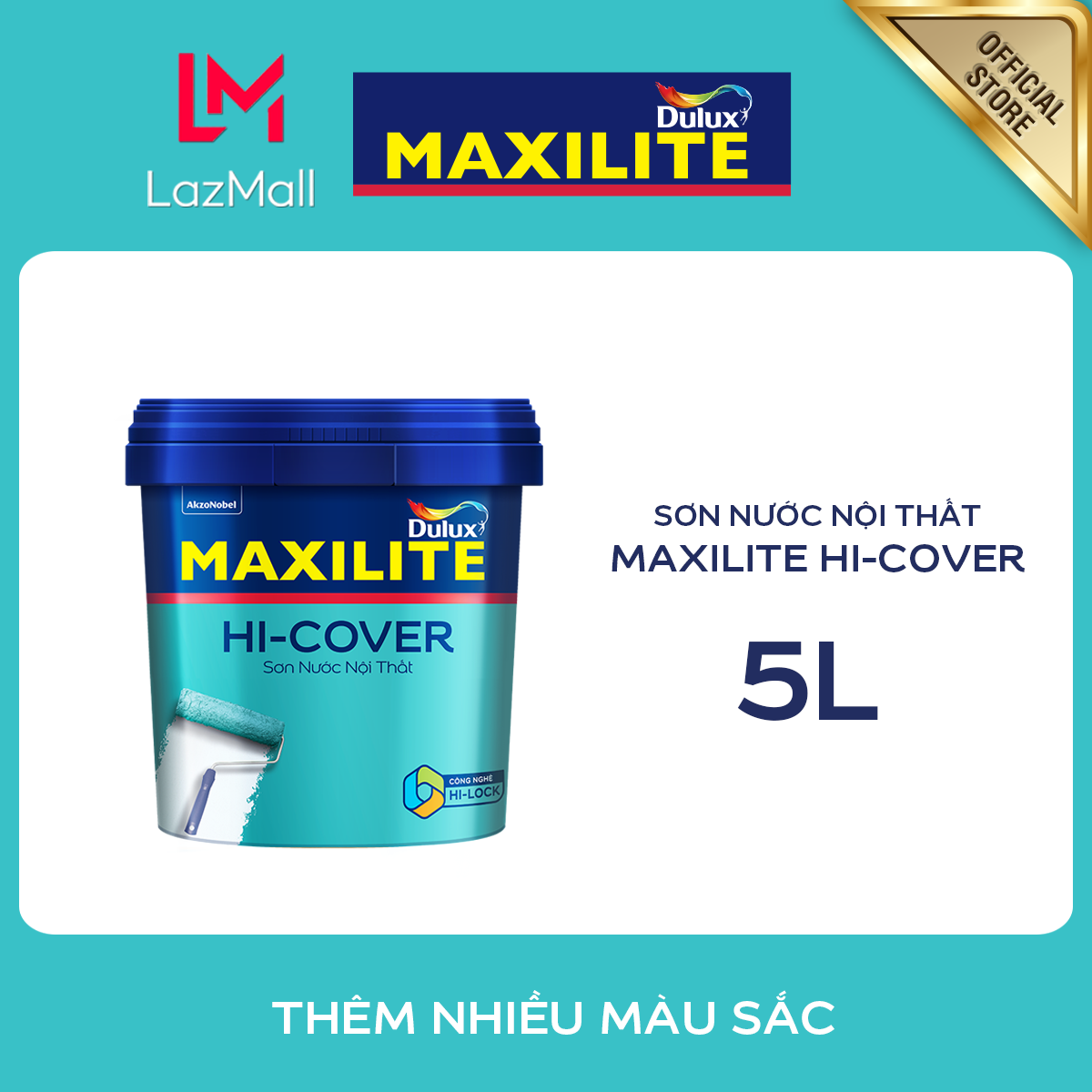 Sơn nội thất - trung cấp - maxilite hi-cover 5l