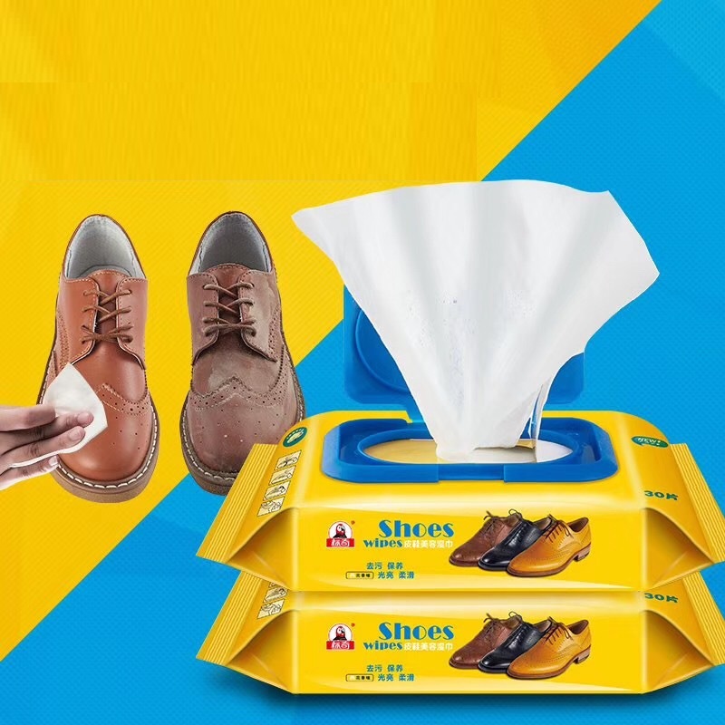 Khăn Giấy Lau Giày Đa Năng - Khăn Uớt Lau Giày Chuyên Dụng Sneaker Clean, Chuyên Gia Làm Sạch Giày Không Cần Giặt